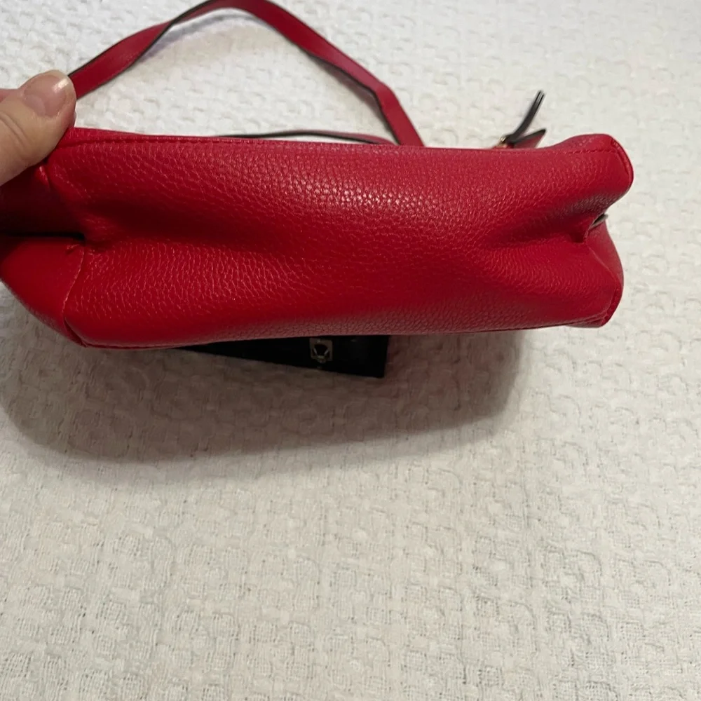 Carlos‎ by Carlos Santana Red and Gold Crossbody Bag~Faux Leather